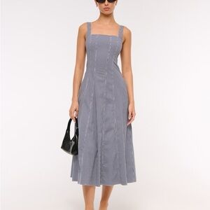 NWT The A&F Mila Midi Dress